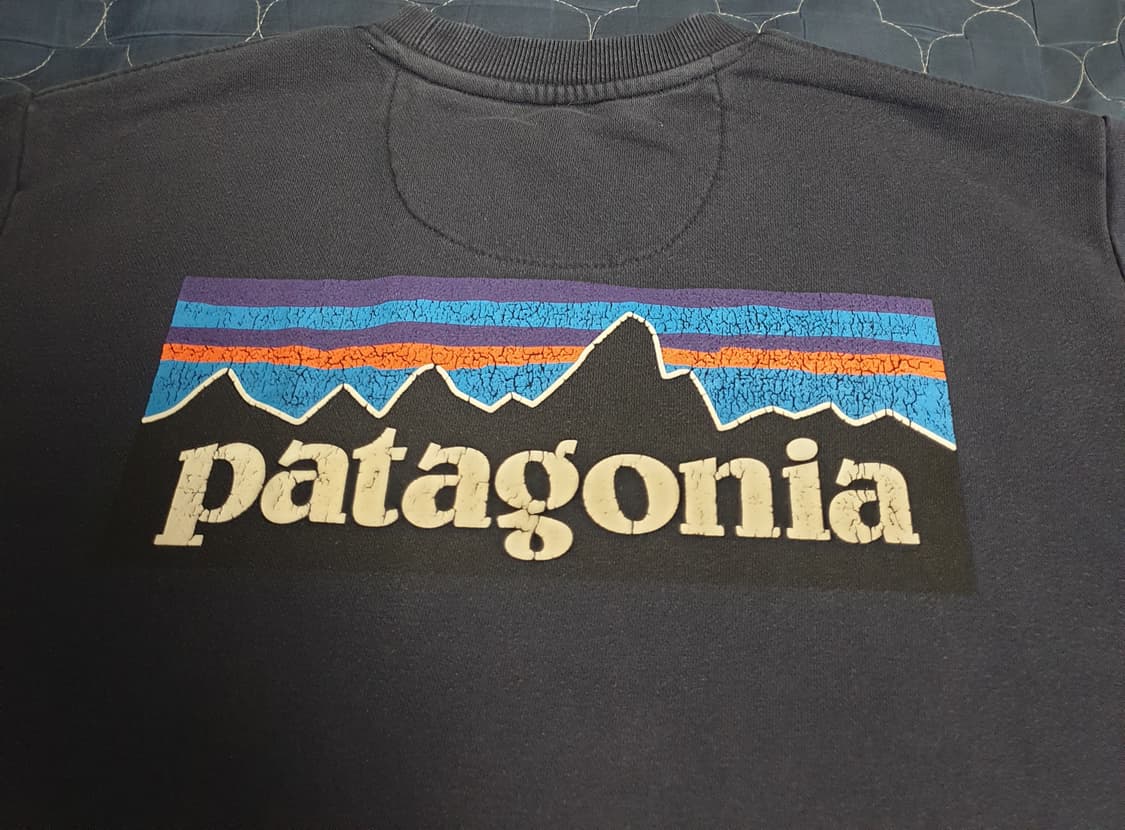 파타고니아 레귤러핏 맨투맨 네이비 (S) 상품이미지4