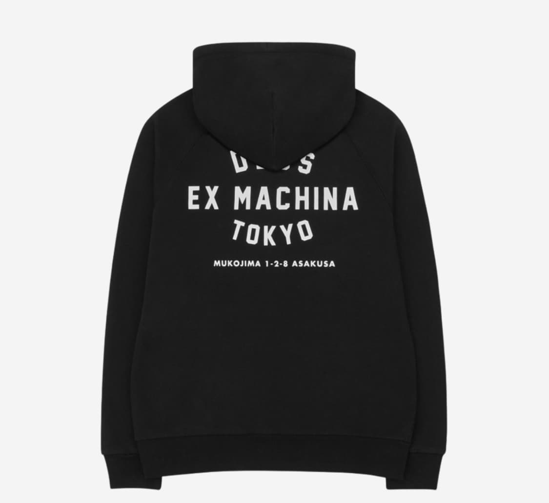 데우스 엑스 마키나 도쿄 아사쿠사 어드레스 후드 블랙 상품이미지1