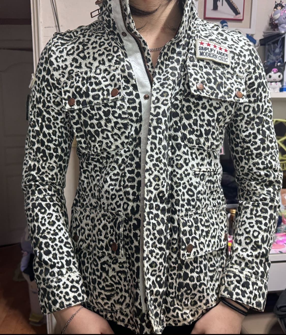 빈티지 레오파드 자켓 상품이미지1