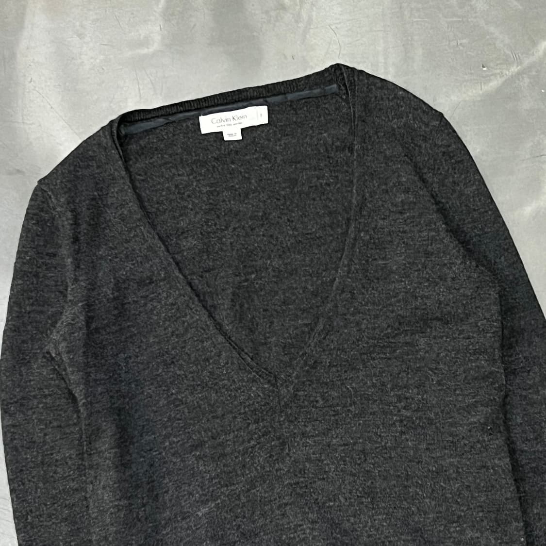  캘빈 클라인 브이넥 울 니트 y15185 상품이미지3