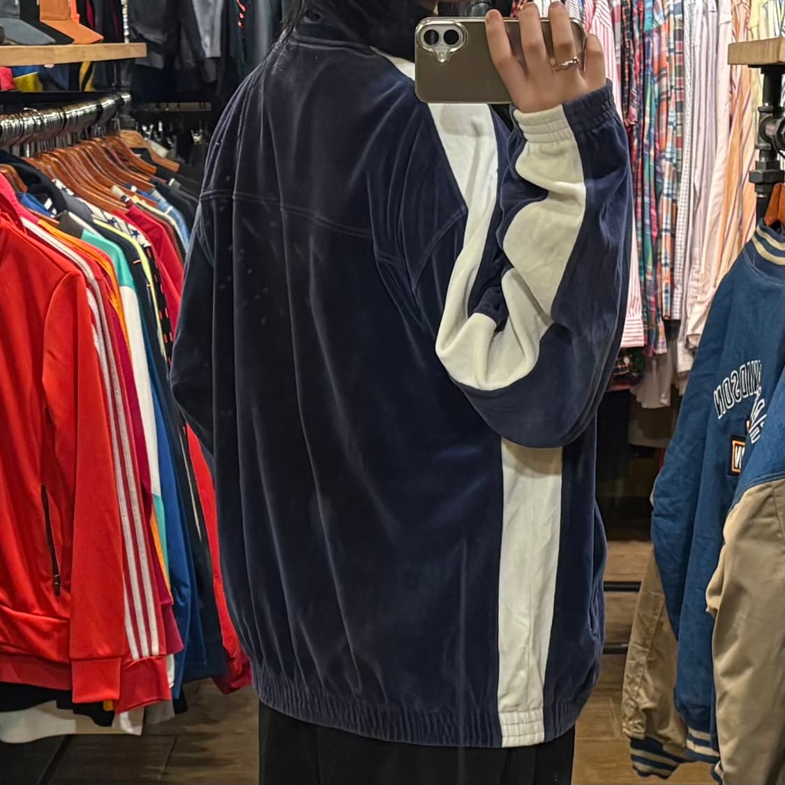 [HI] 휠라 벨벳져지 다크네이비 상품이미지6