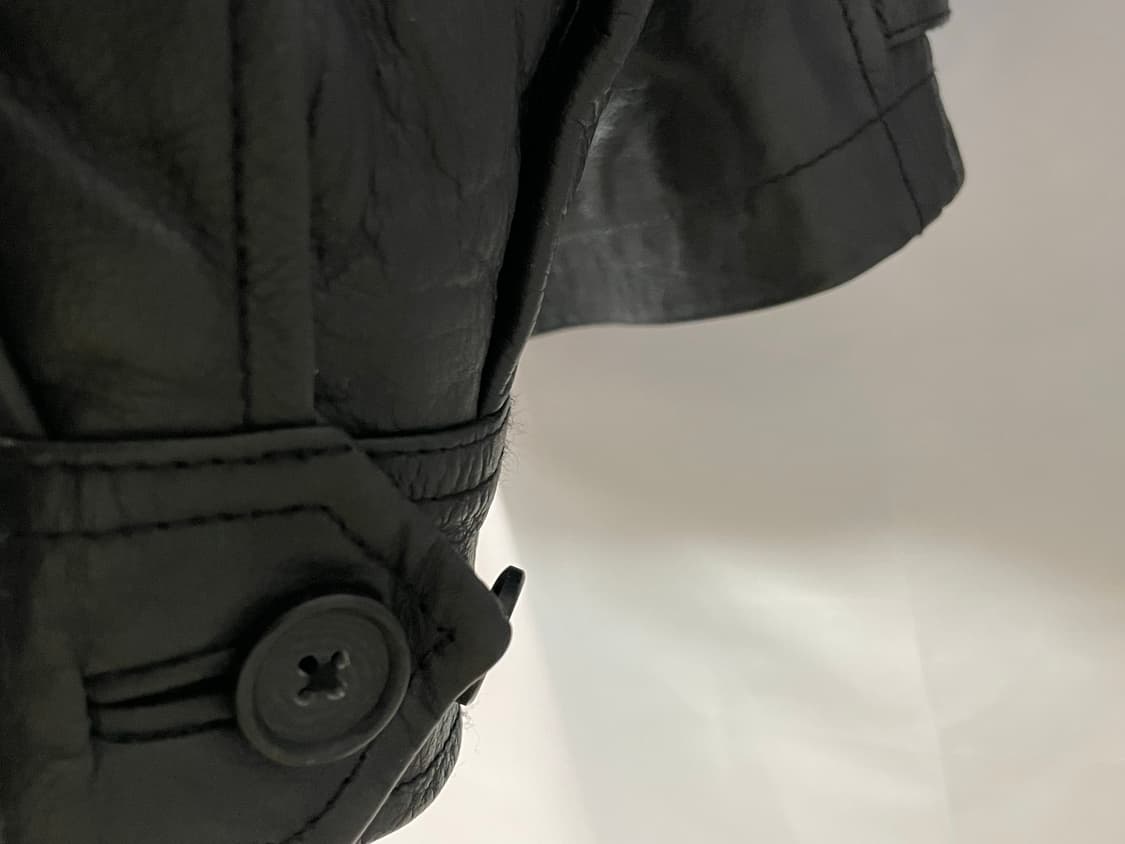 [D.O Archives] 90s 올드갭 레더 싱글 라이더자켓 블랙(M) 상품이미지5