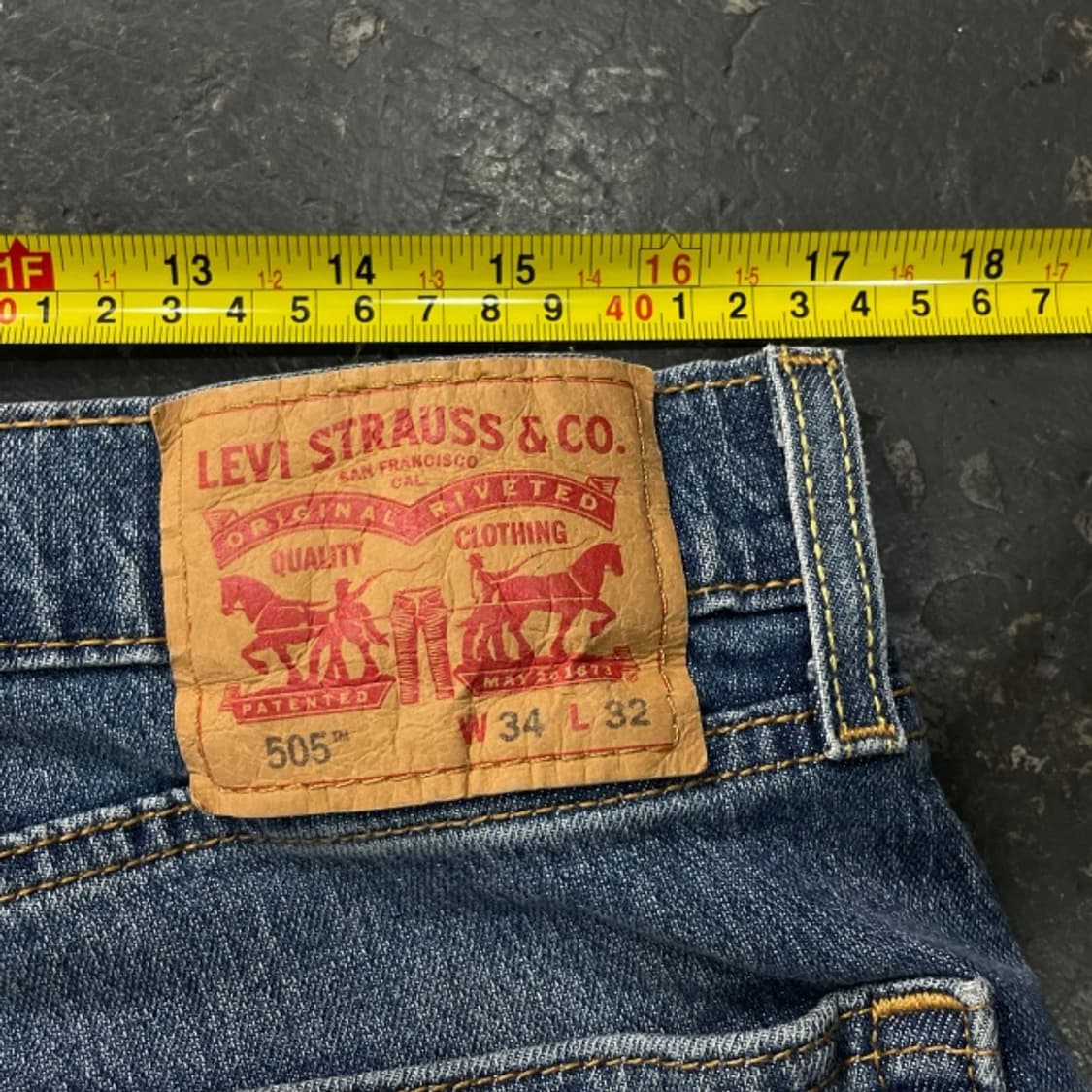 34 리바이스 505 청바지  상품이미지9