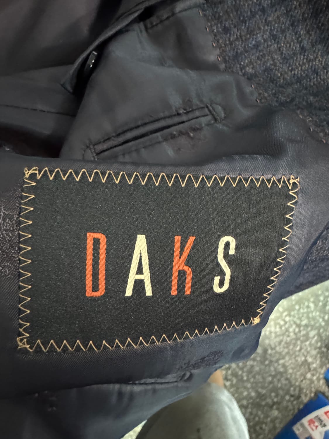 닥스 daks 엘보패치 빈티지 체크자켓 상품이미지4