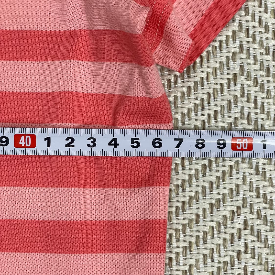 먼싱웨어 스트라이프 반팔 티셔츠 LL 상품이미지5