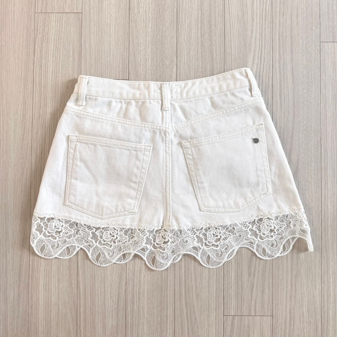 (s) 스무스무드 코튼 레이스 스커트 상품이미지2