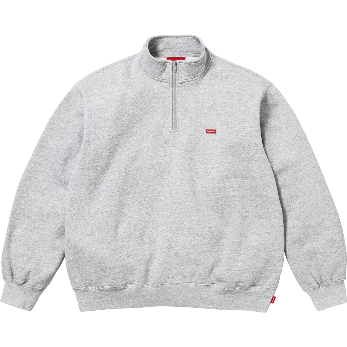 슈프림 스몰 박스 하프 집 풀오버 헤더 그레이 - 26SS L  상품이미지1