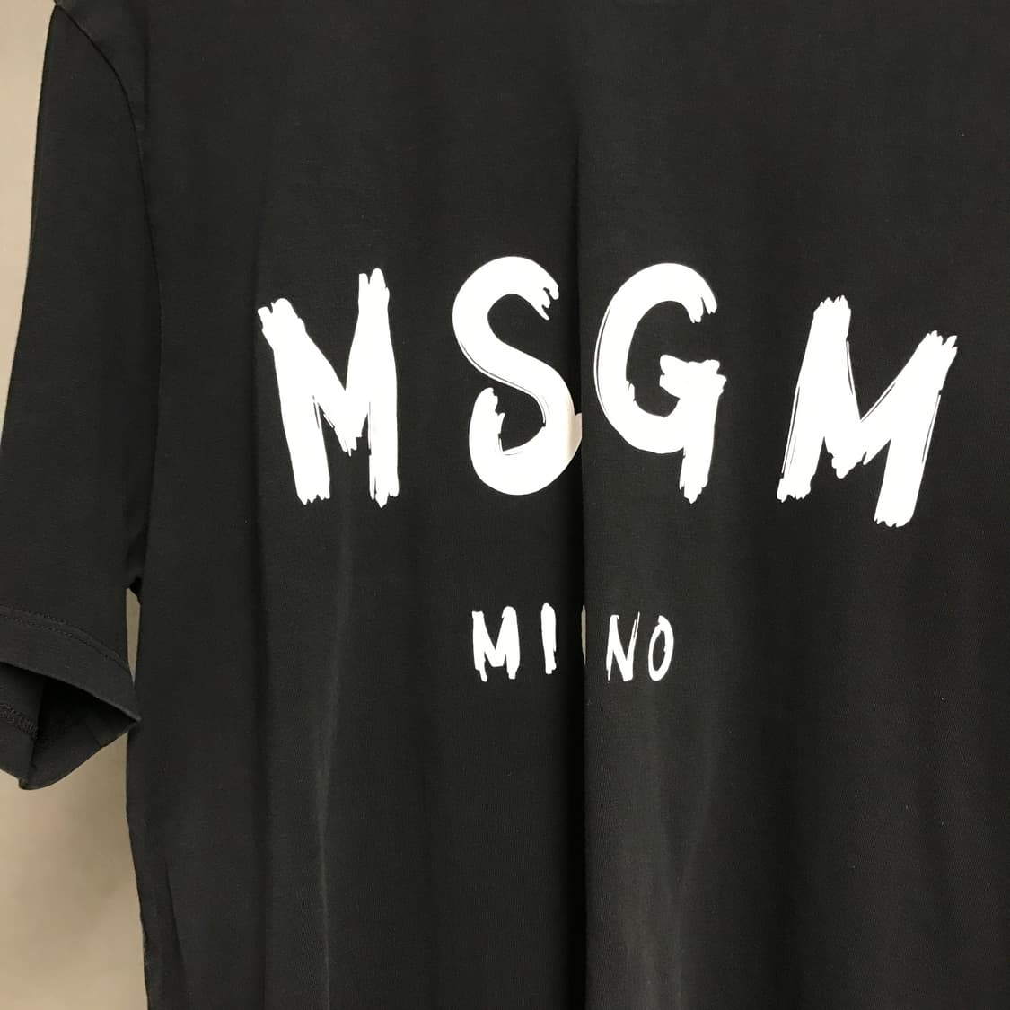 MSGM 블랙 반팔 티셔츠 M 상품이미지4