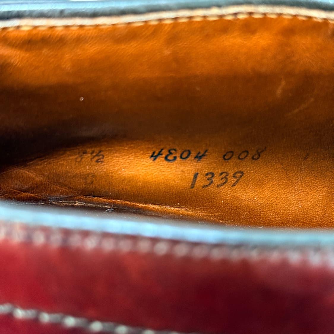 [8.5E] 알든 1339 컬러8 코도반 처카 부츠 상품이미지9