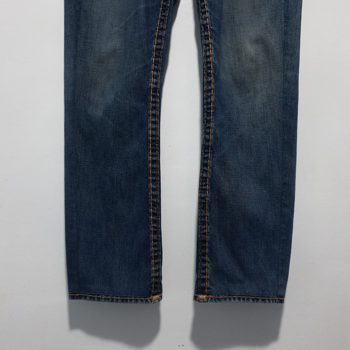 34인치) 트루릴리젼 USA 빌리 슈퍼티 부츠컷 스티치 데님 팬츠 청바지 상품이미지5