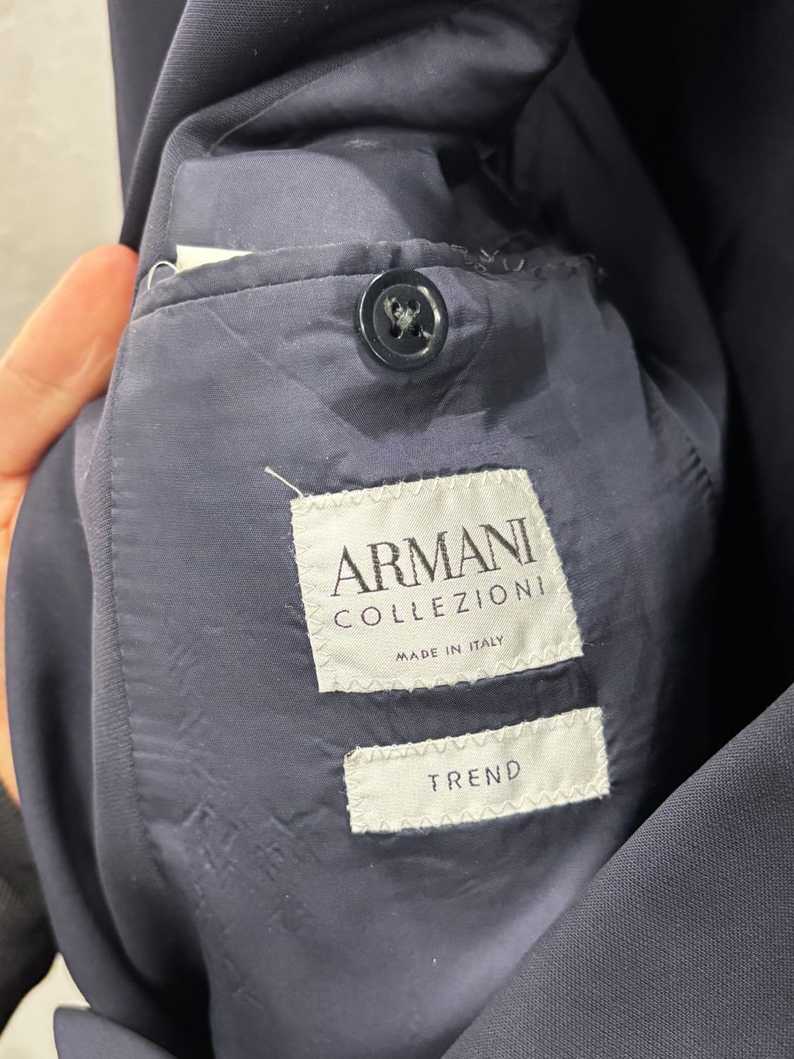 Armani 남성 네이비 블레이저 자켓  상품이미지5