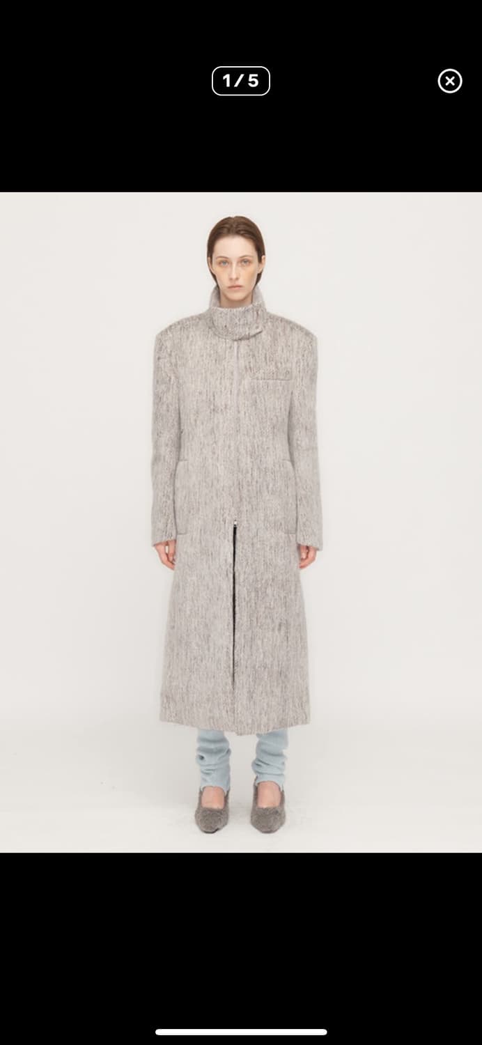 더오픈프로덕트 하이넥 울 코트 상품이미지1