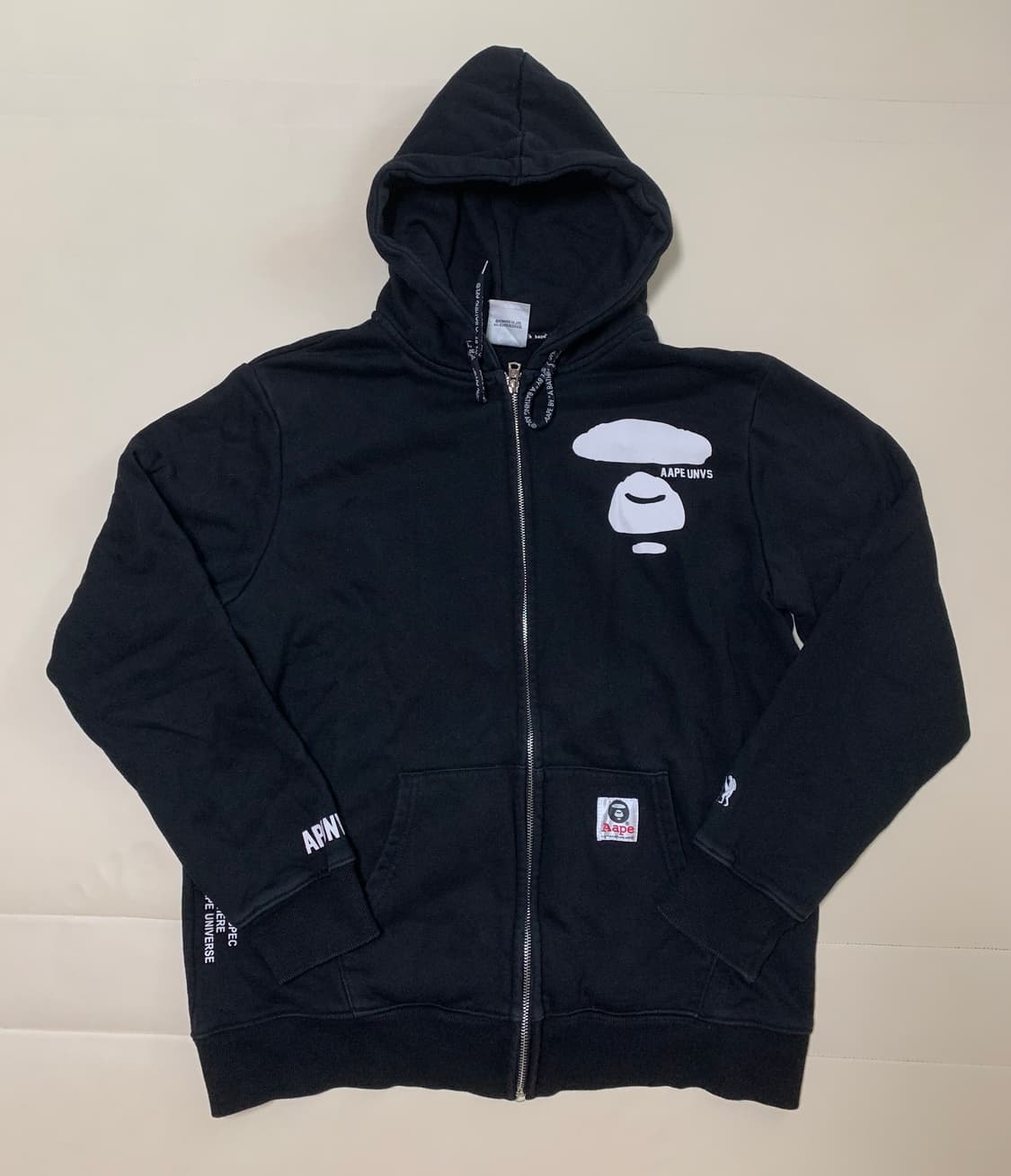 Aape by A Bathing Ape UNVS 문페이스 후드집업 상품이미지1