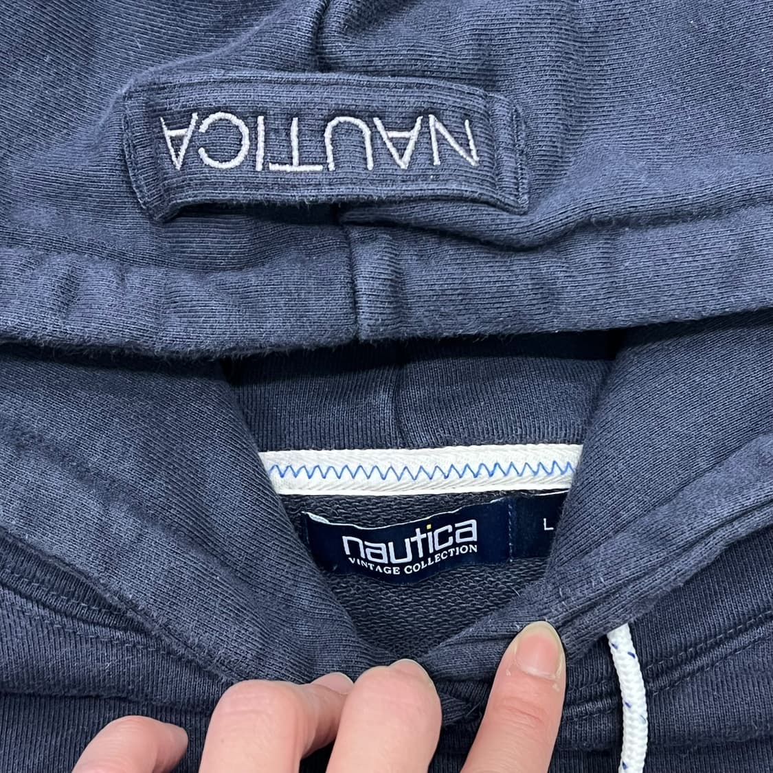 노티카 빅로고 후드티 s08730 상품이미지8