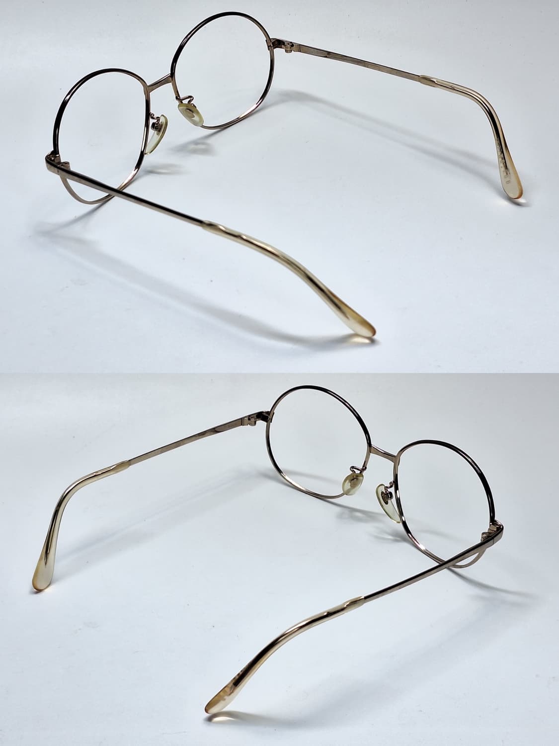 80s 일본제 빈티지 데드스톡/투톤 보스턴 안경테 135mm stone 상품이미지8