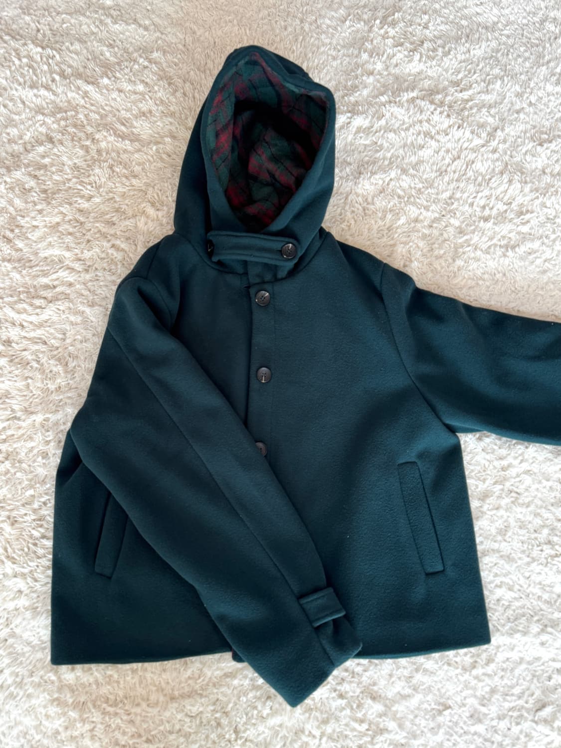 L Vintage 다크그린 하프 코드 상품이미지1