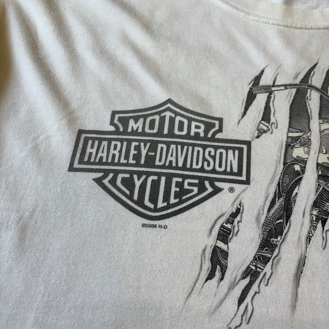 미국 생산 할리데이비슨 롱슬리브 티셔츠 긴팔티 할리티 상품이미지5