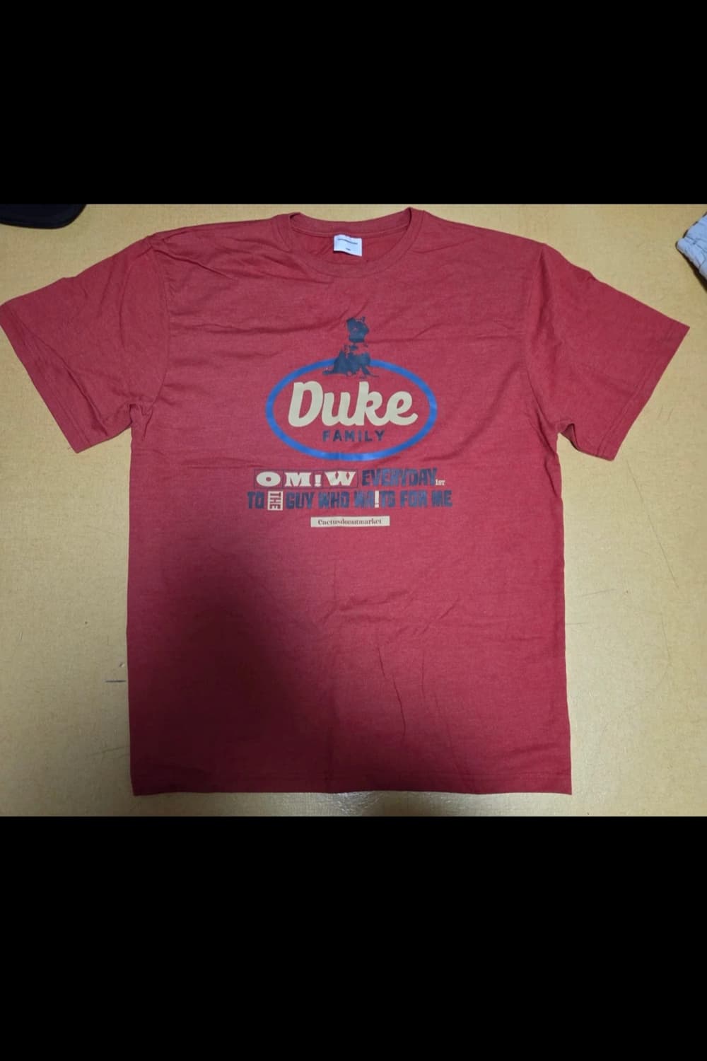 캑터스도넛마켓 듀크 패밀리 반팔 티셔츠 L 상품이미지3