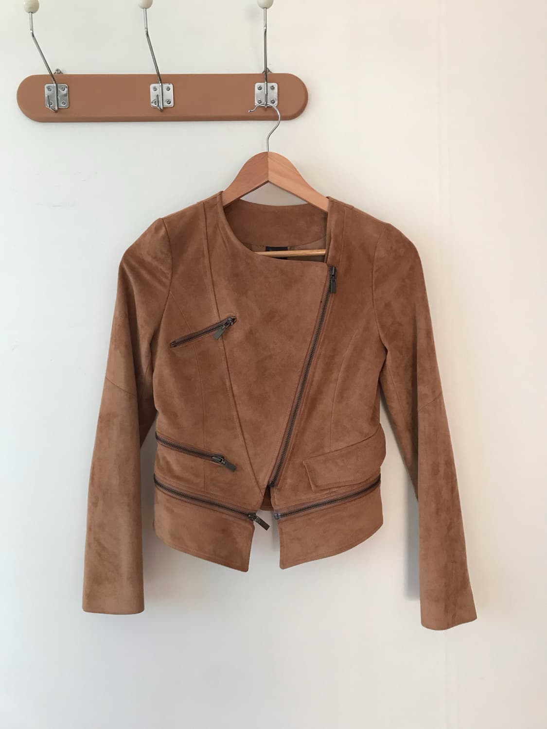 스웨이드 크롭 자켓 상품이미지5