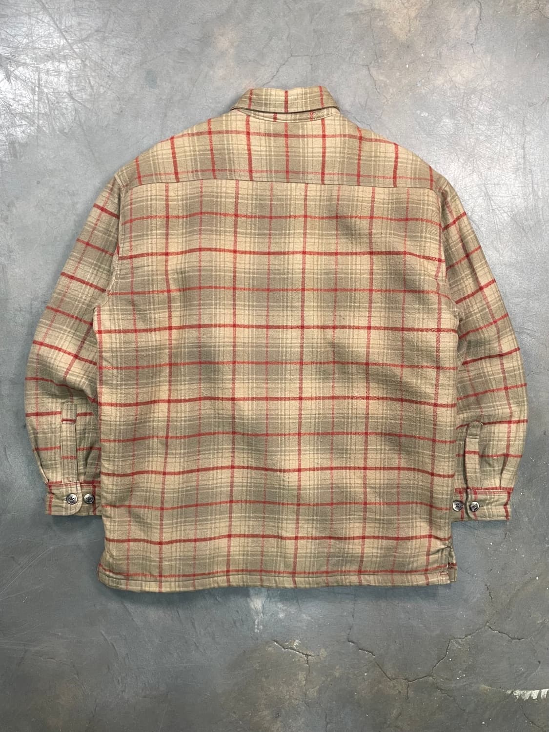 빈티지 체크 플란넬 셔츠 자켓 상품이미지4