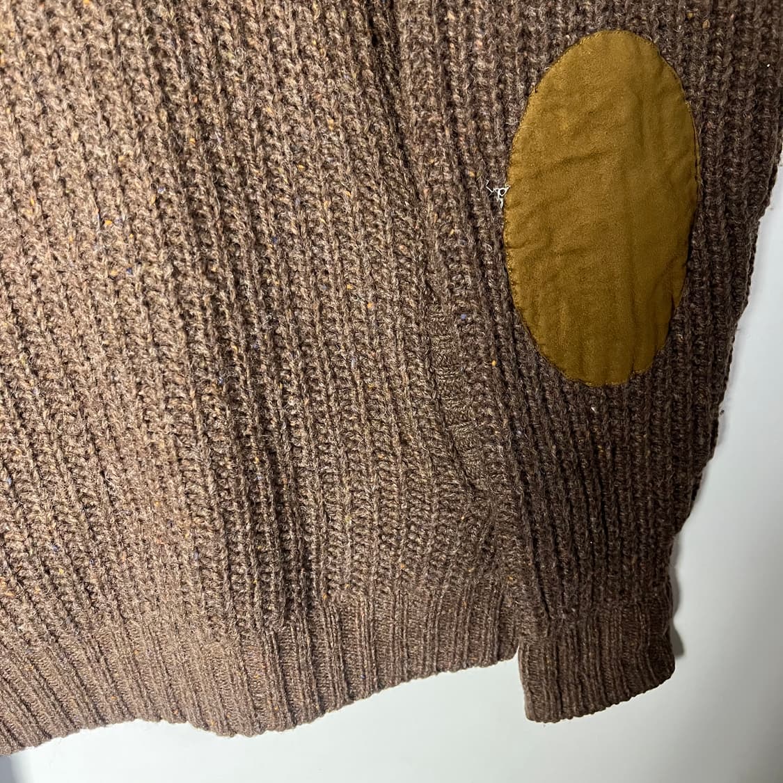 [Woolrich] 00s 울리치 엘보패치 하프집업 울 니트 상품이미지4