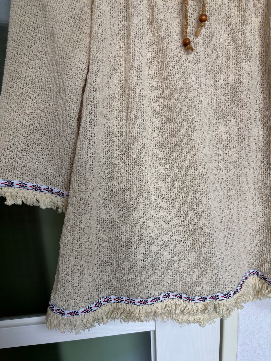 연베이지 히피 블라우스 상품이미지3