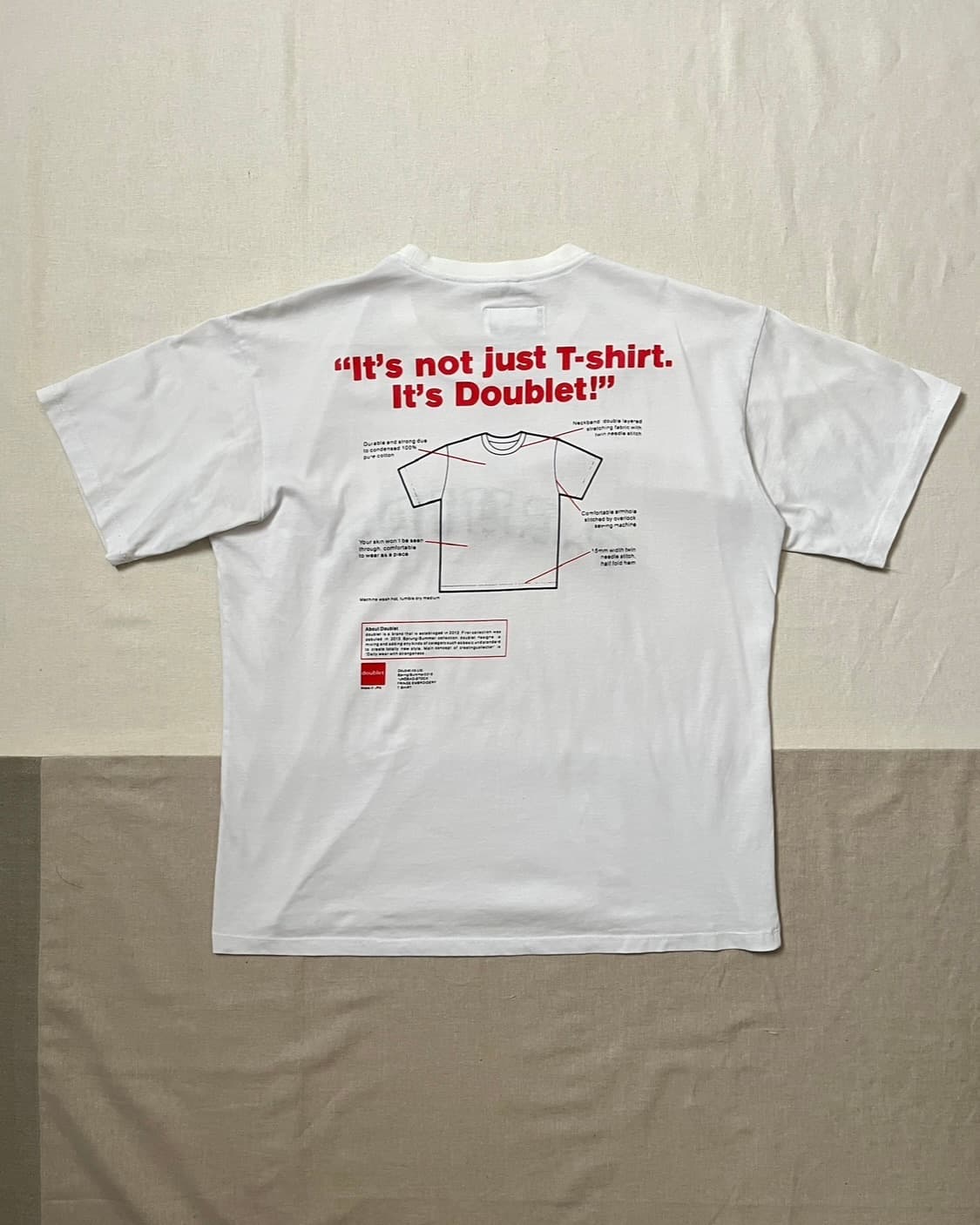 더블렛 프린지 자수 티셔츠 doublet 상품이미지2