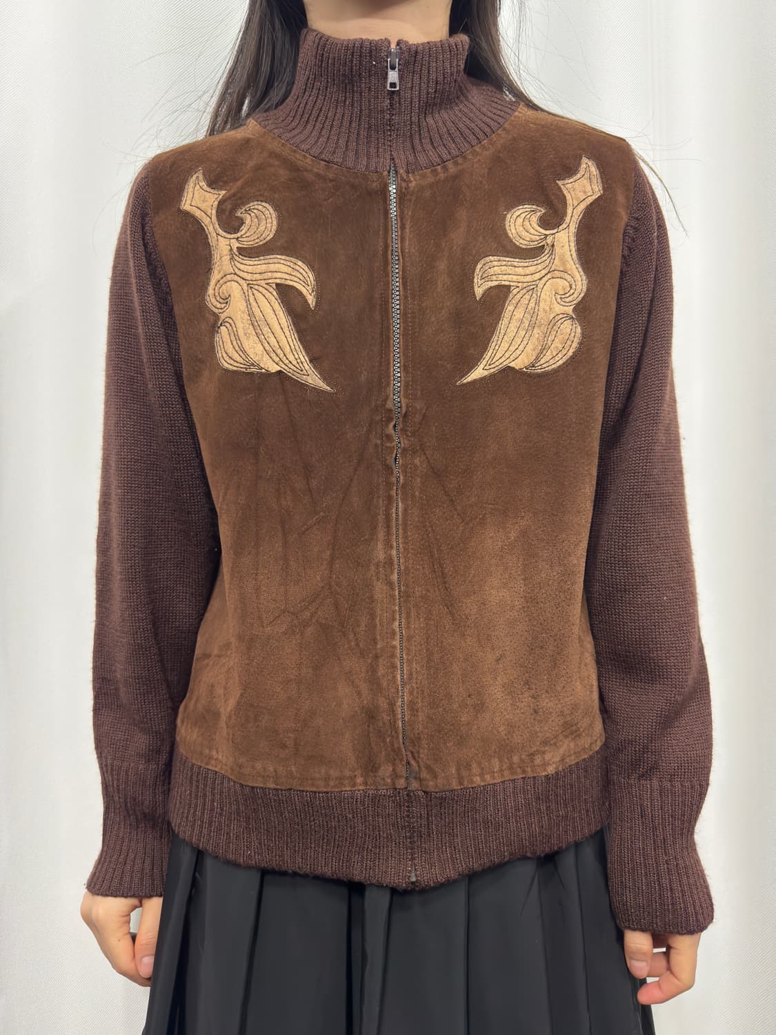 clioo western detail knit zipup 상품이미지1
