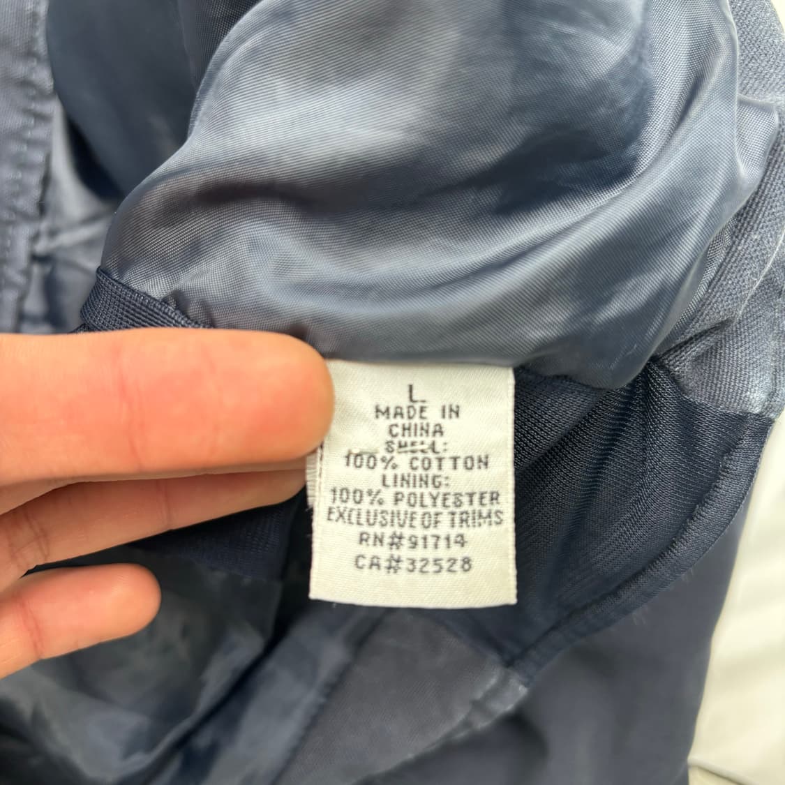 아르마니 익스체인지 파이핑 싱글 라이더 자켓 L 상품이미지8