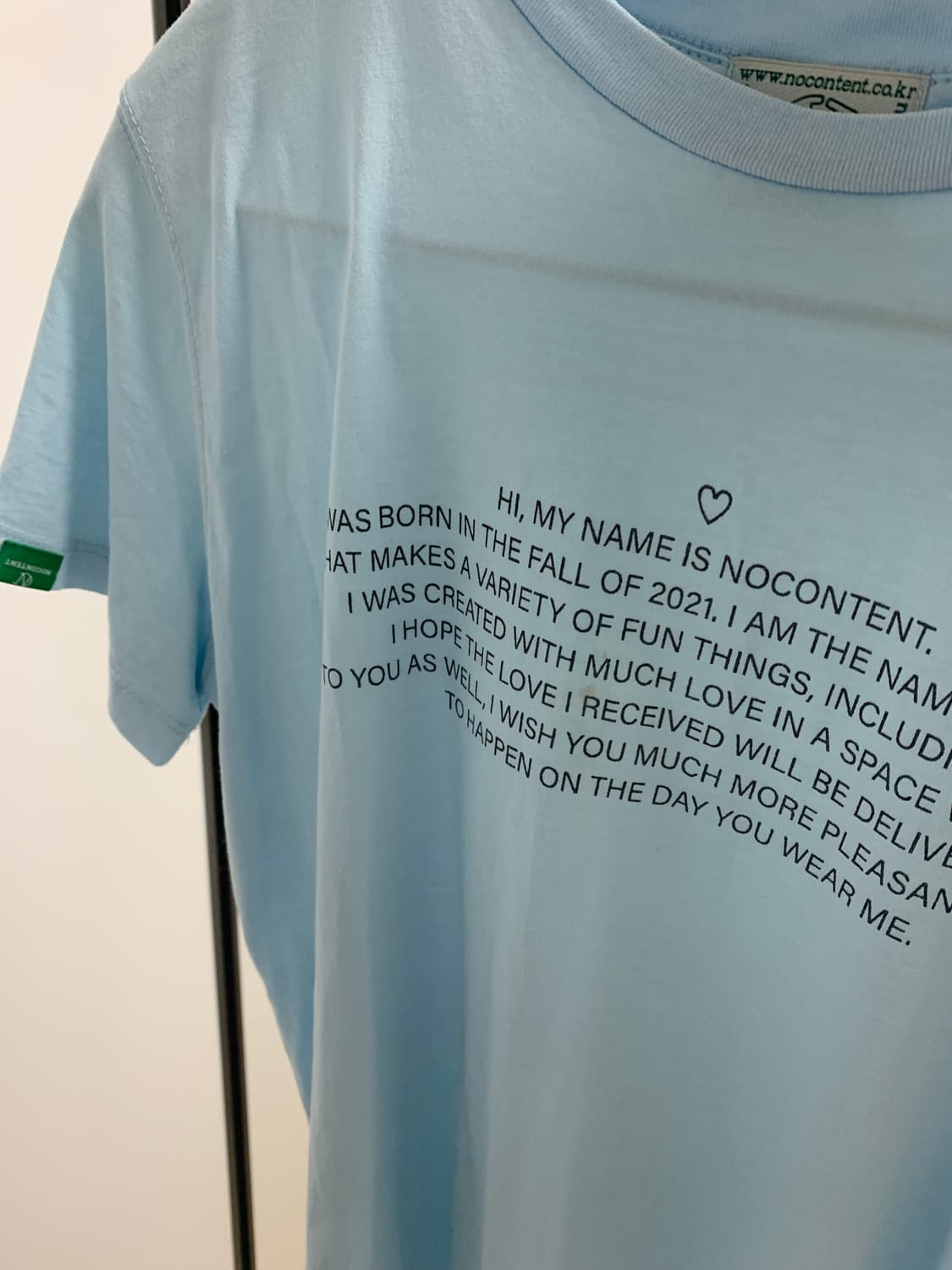 노컨텐츠 반팔 상품이미지3