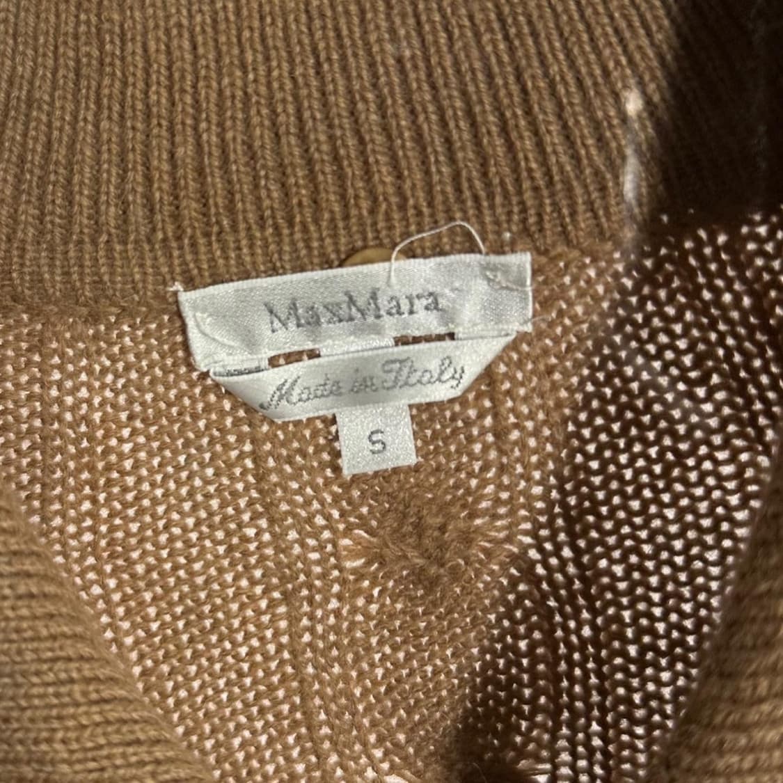 막스마라 앙고라 블렌드 케이블 카라 니트 가디건 상품이미지6