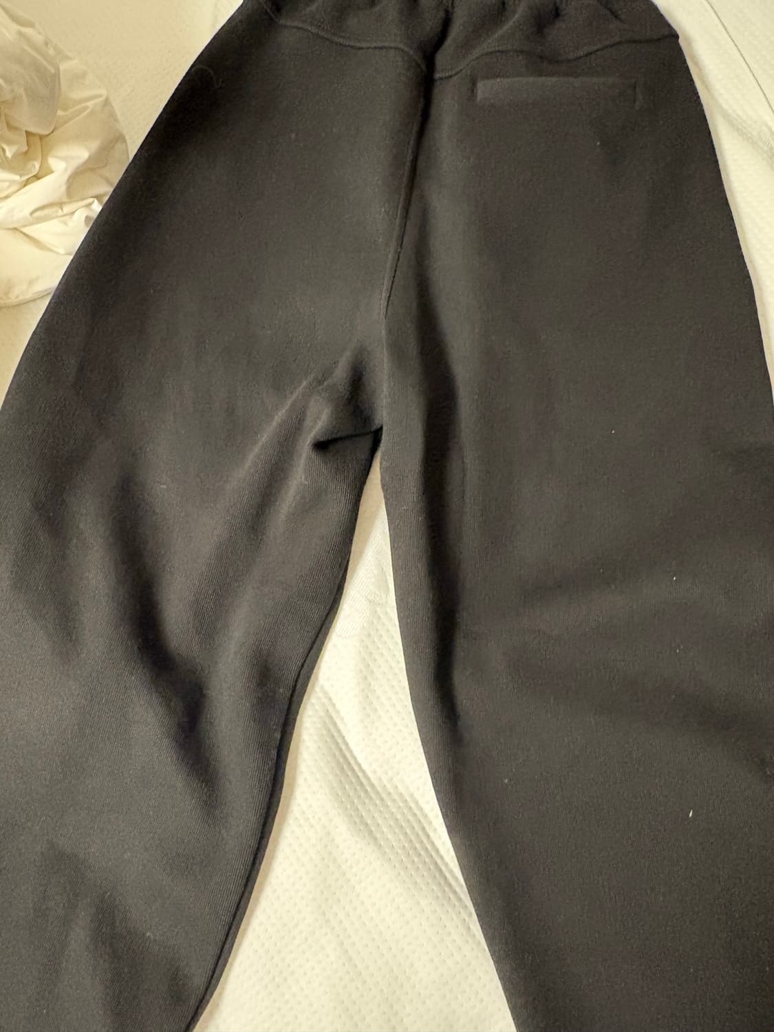 BRENSON 검정 와이드 코튼 팬츠 M 새상품 상품이미지2