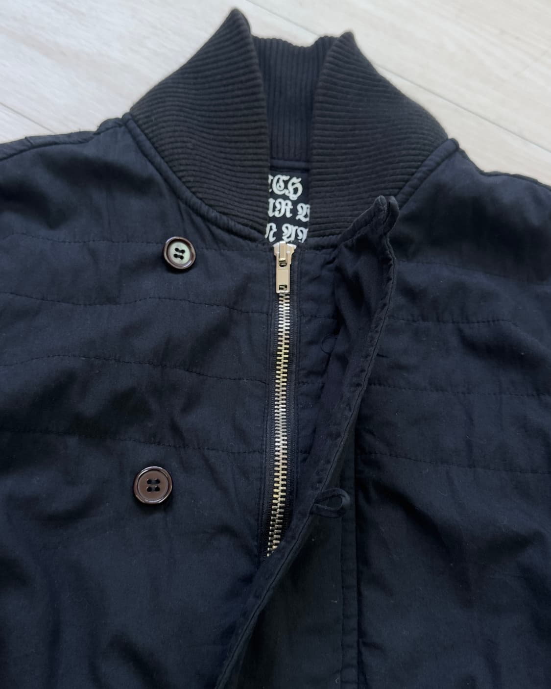 [algonquins] black cotton blouson 상품이미지6
