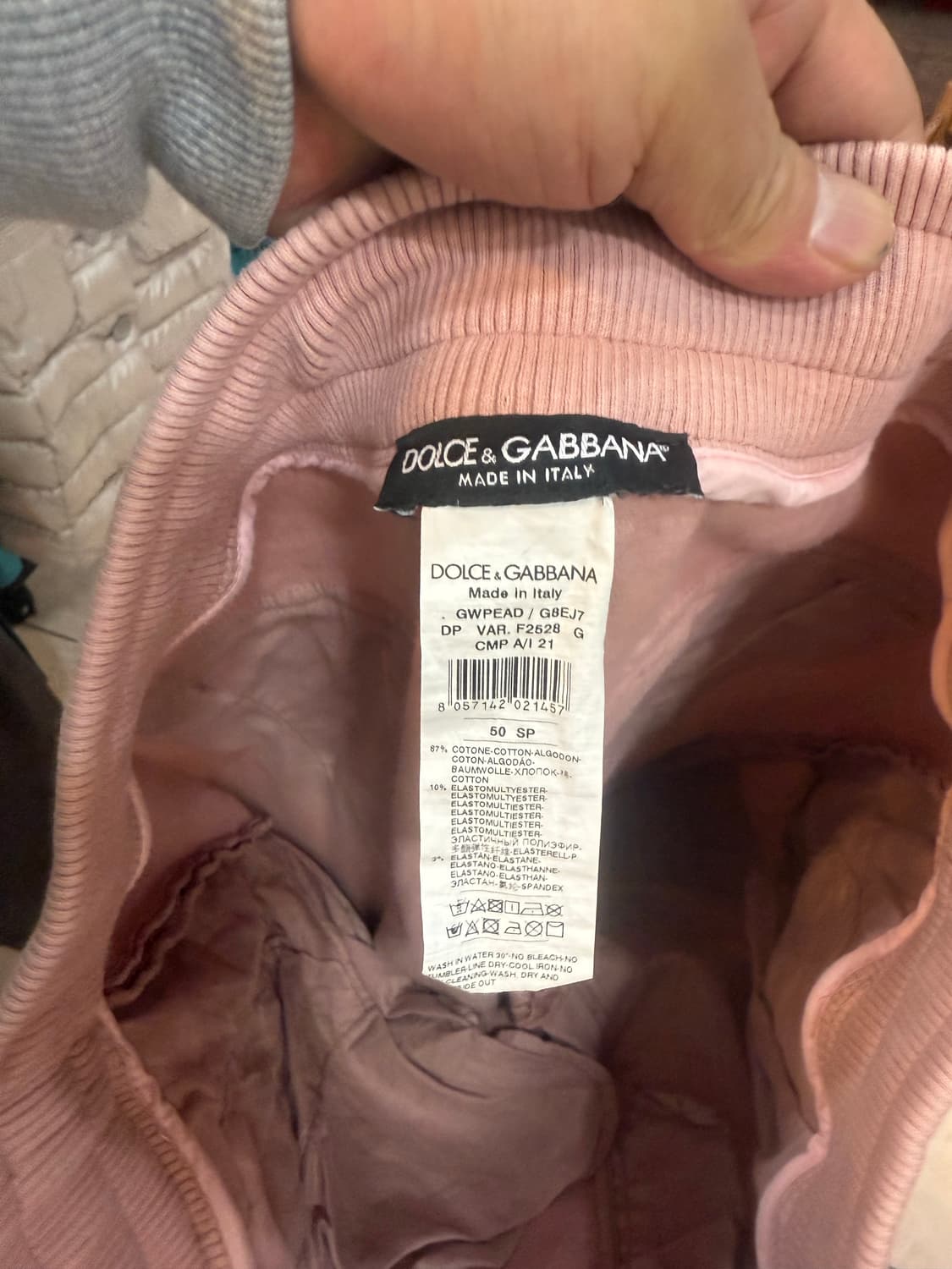 50/34 정품 돌체앤가바나 카고조거팬츠 팝니다 상품이미지4