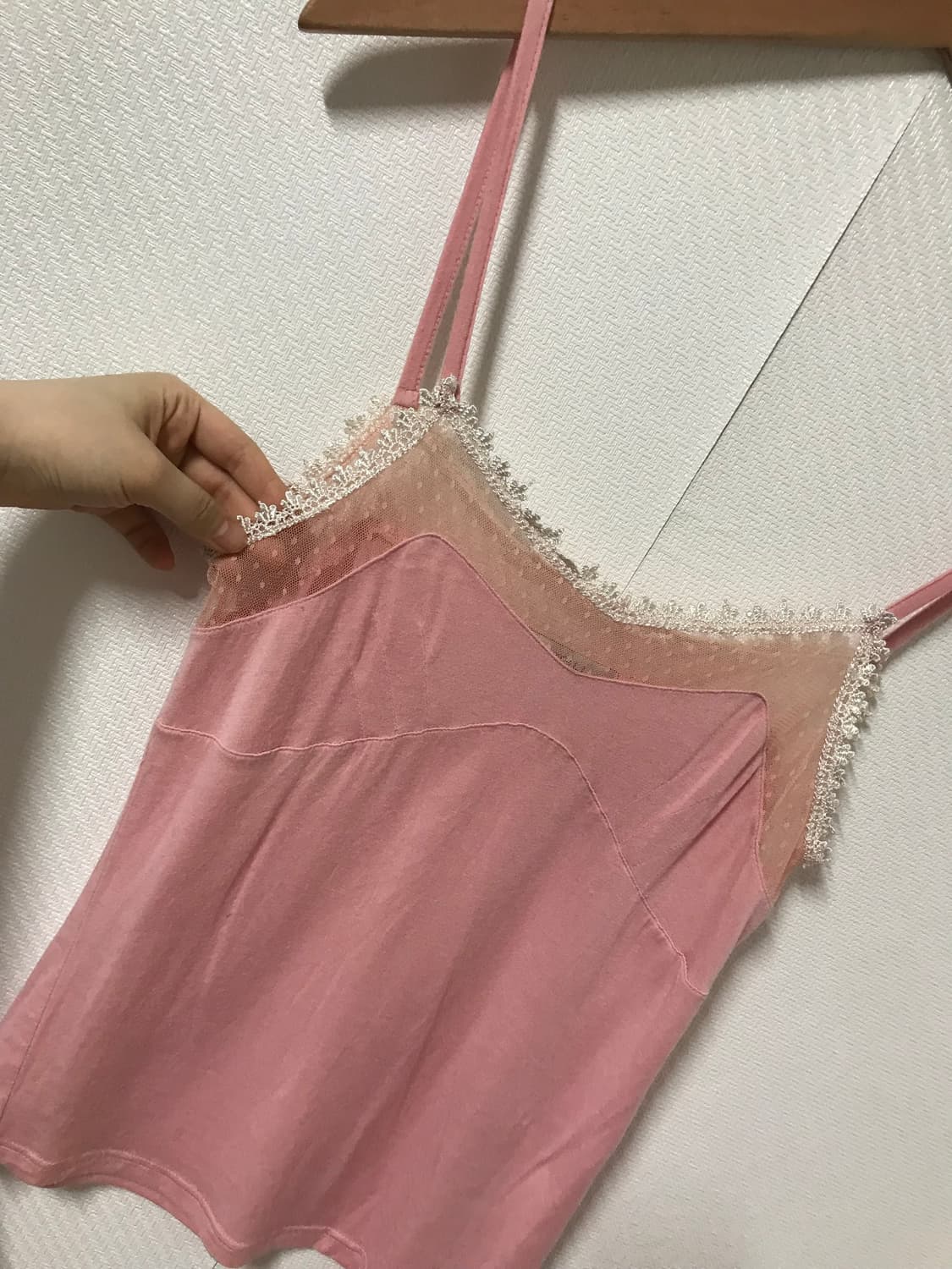 baby pink lace sleeveless  상품이미지2