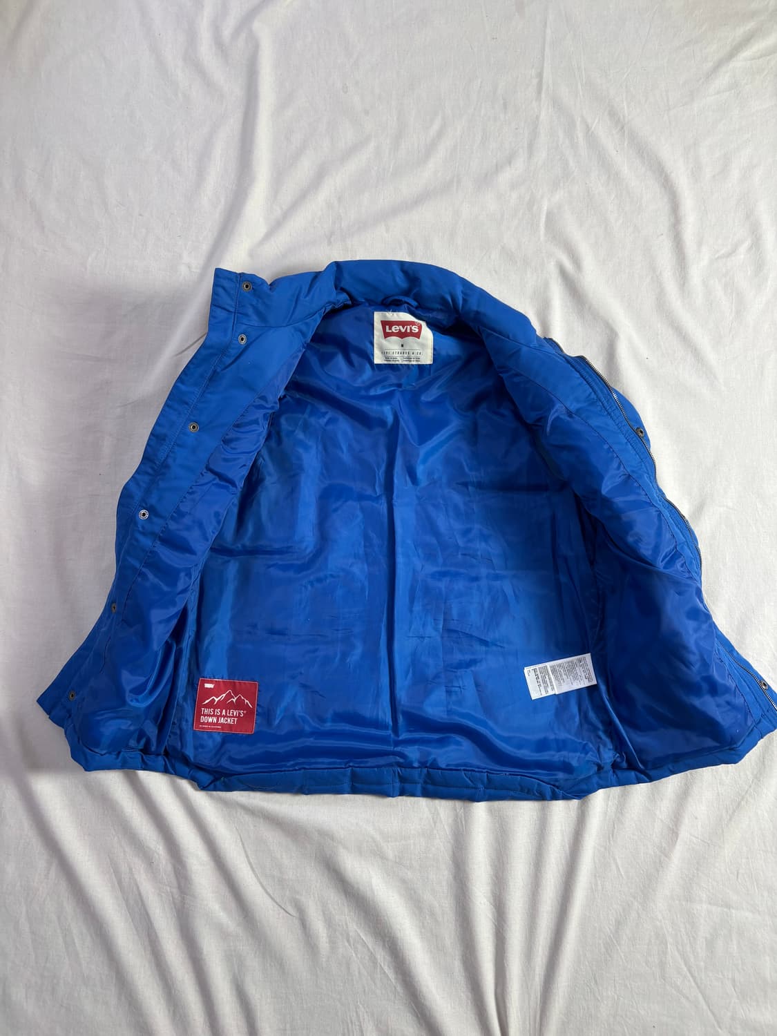 Levis 리바이스 다운 베스트 M 상품이미지3