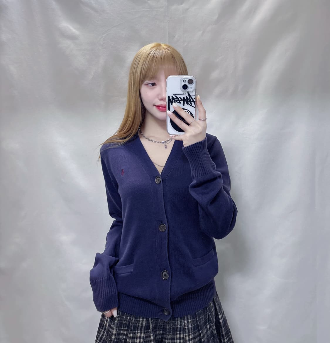 폴로 랄프로렌 네이비 포니 가디건  상품이미지1