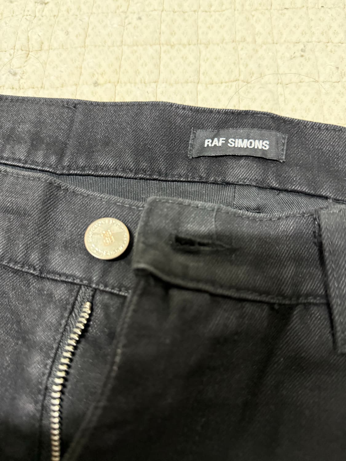 [32] 19aw 라프시몬스 디스트로이드 레이어드 진 흑청 상품이미지7