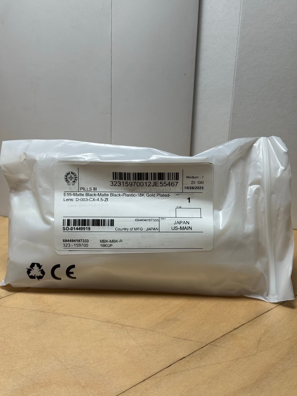 크롬하츠 필스3 매트블랙/골드 새상품 상품이미지8