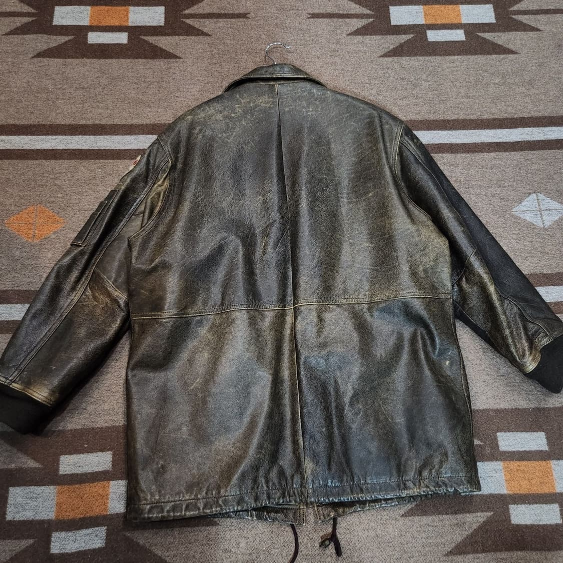 디즈니 90s 미키마우스 소가죽 코트 XL 상품이미지8