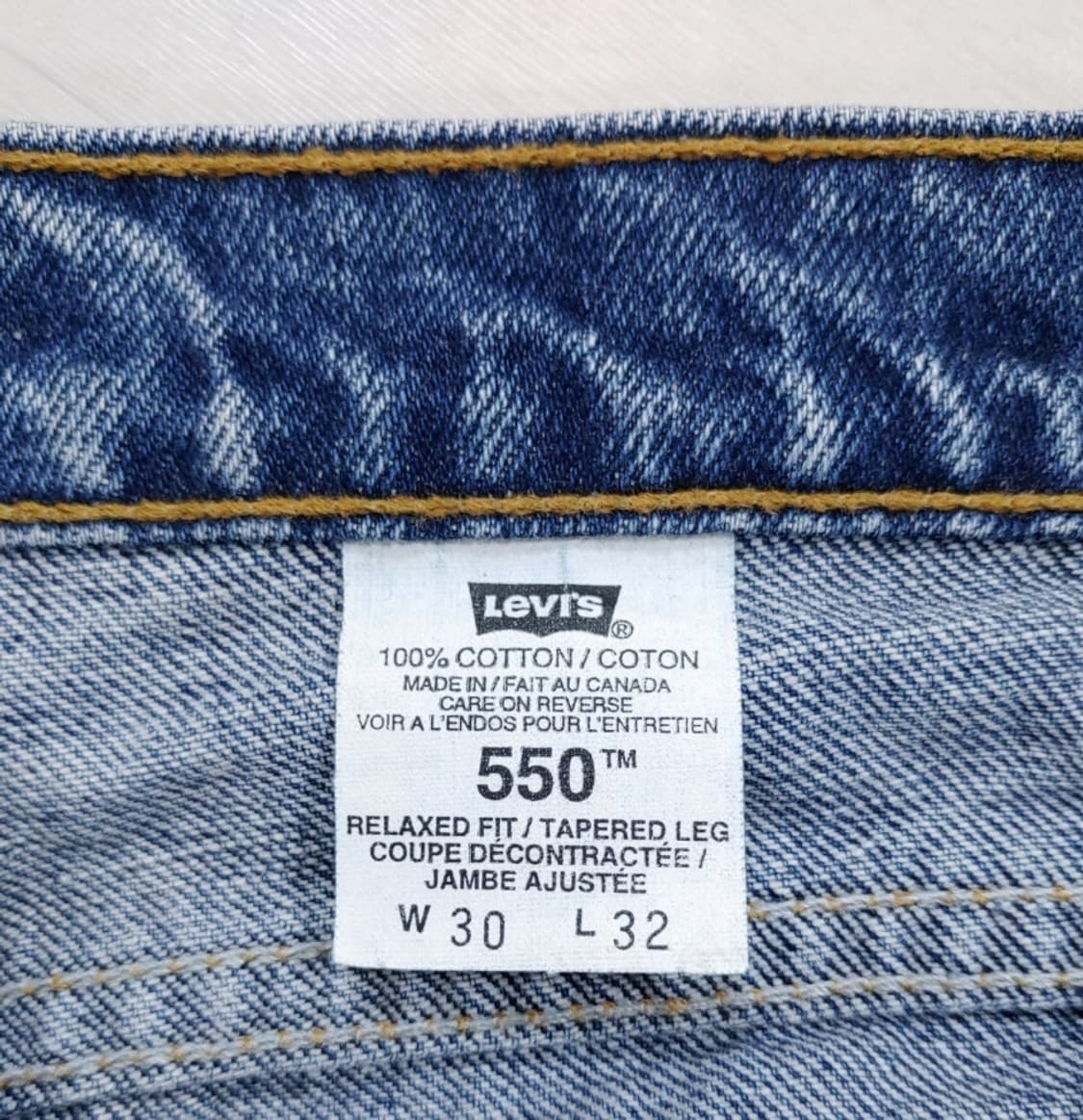 90년대 리바이스 550 청바지 30인치 W30 L32 상품이미지9