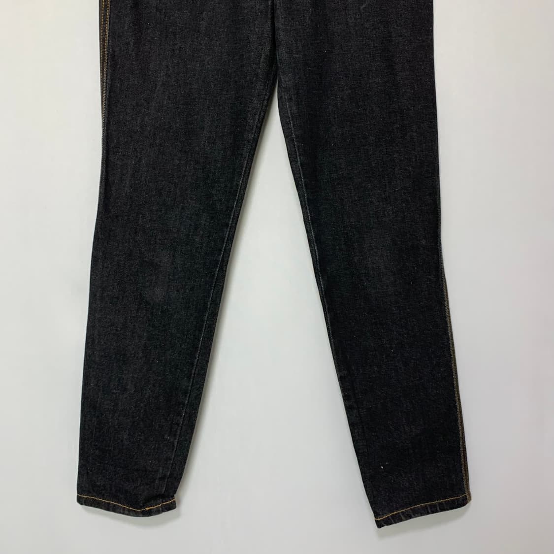 모스키노 빈티지 블랙 데님 흑청 스키니 하이웨스트 팬츠 24인치 청바지 상품이미지3