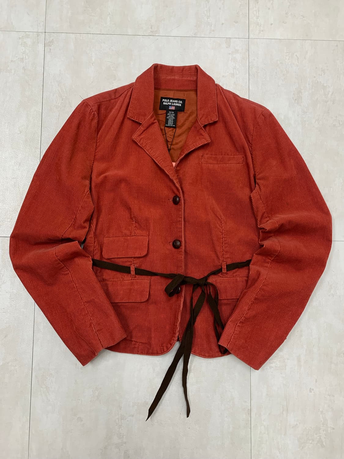 폴로 진스 다홍 코듀로이 여성 블레이저 #333 상품이미지1