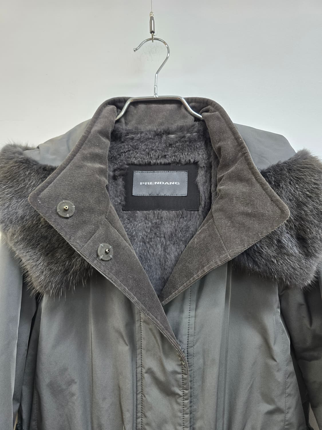 쁘렝땅 토끼털 안감 머스크렛퍼 패딩 상품이미지4