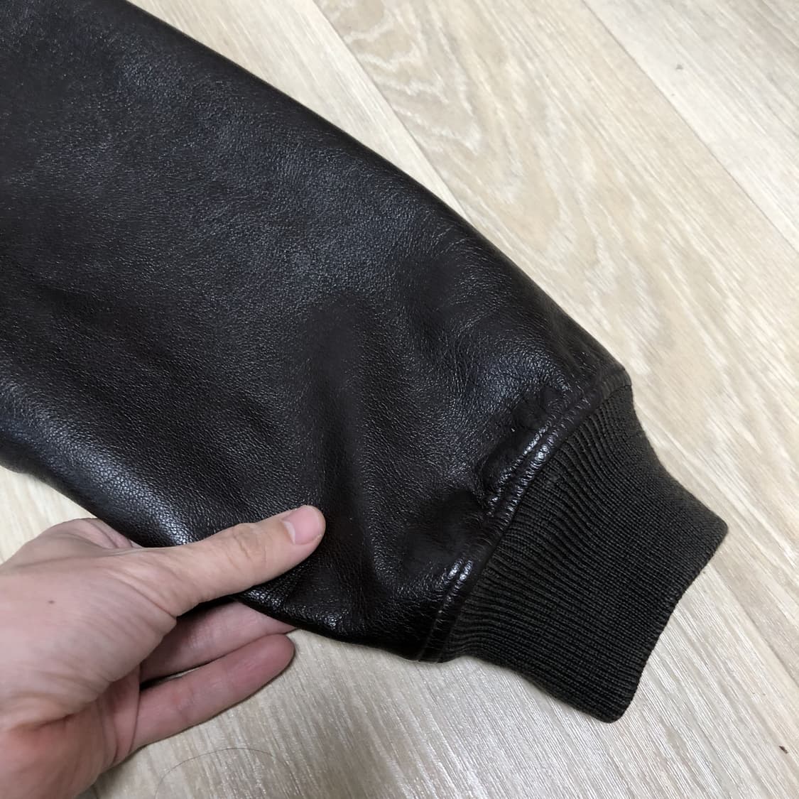 (100) 빈티지 vintage 소가죽 G-1 항공 자켓 브라운 가죽자켓 상품이미지5