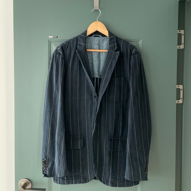 폴로 랄프로렌 스트라이프 블레이저 40R