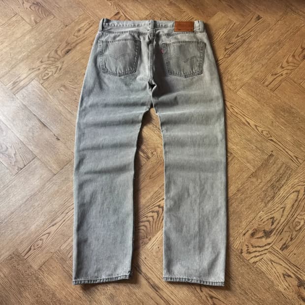 [34]리바이스 프리미엄 501 빅E 그레이 데님 팬츠