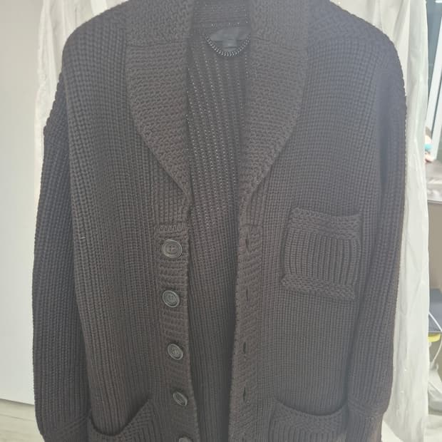 버버리프로섬/ 헤비 숄카라 가디건/m