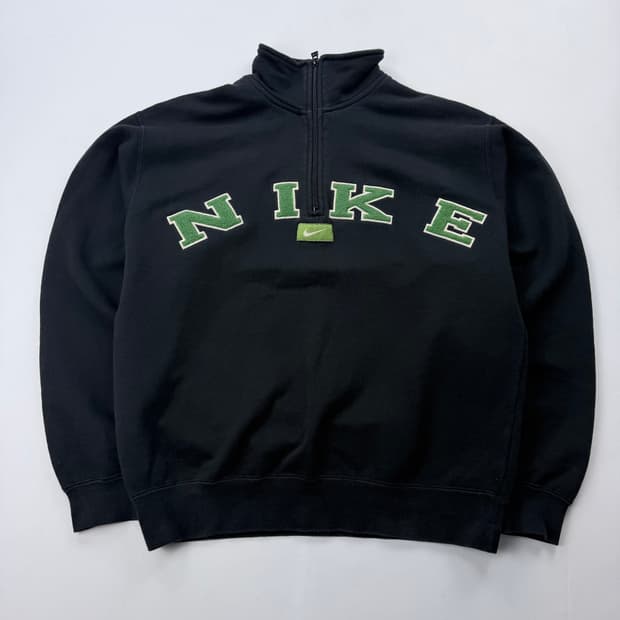 90s 나이키 올드스쿨 하프집업 맨투맨