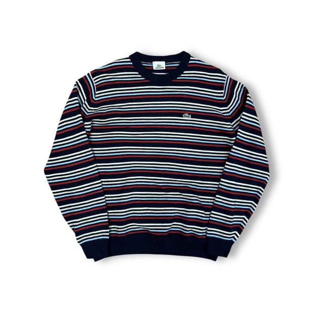 라코스테 스트라이프 니트